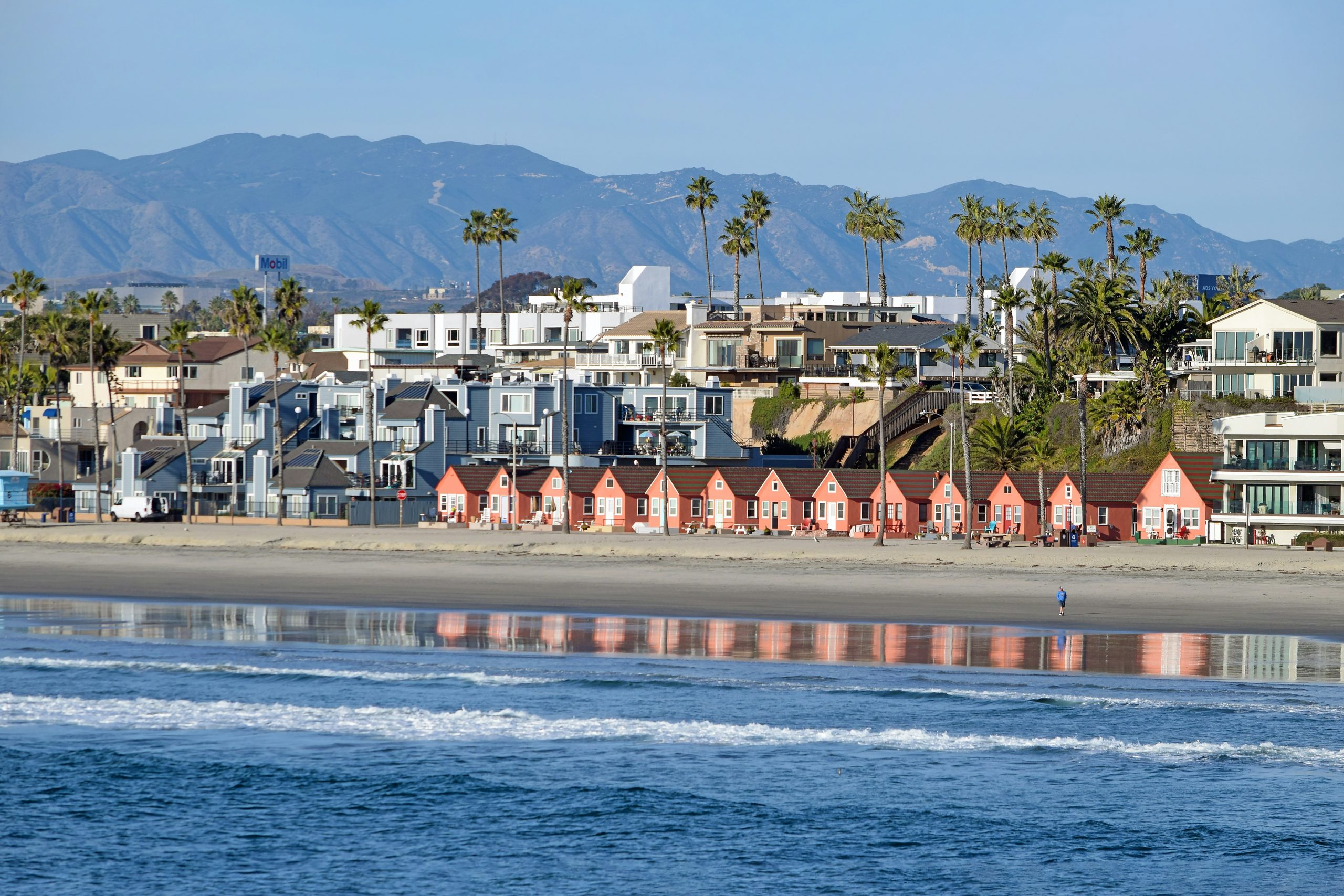 Coastline of Oceanside, California